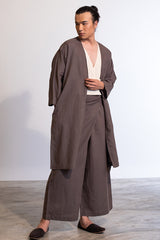 Fuyou Jacket In Linen (Dark Grey) / Unisex