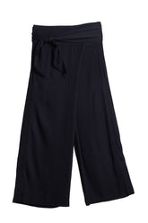 Botan Pants in Georgette (Black) / Unisex
