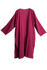 Fuyou Jacket In Linen (Dark Pink) / Unisex