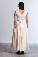 Hime Long Dress In Fine Cotton