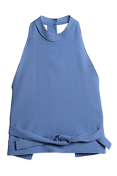 Karasu Vest In Tropical (Blue) / Unisex