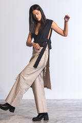 Kariyasu Pants in Linen (Beige)