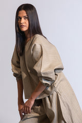 Katakuri Asymmetrical Shirt In Cotton