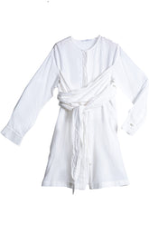 Kiku Long Shirt In Linen