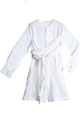 Kiku Long Shirt In Linen