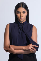 MATSU-NO-KI Blouse In Georgette