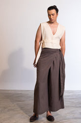 Botan Pants in Linen (Dark Grey) / Unisex