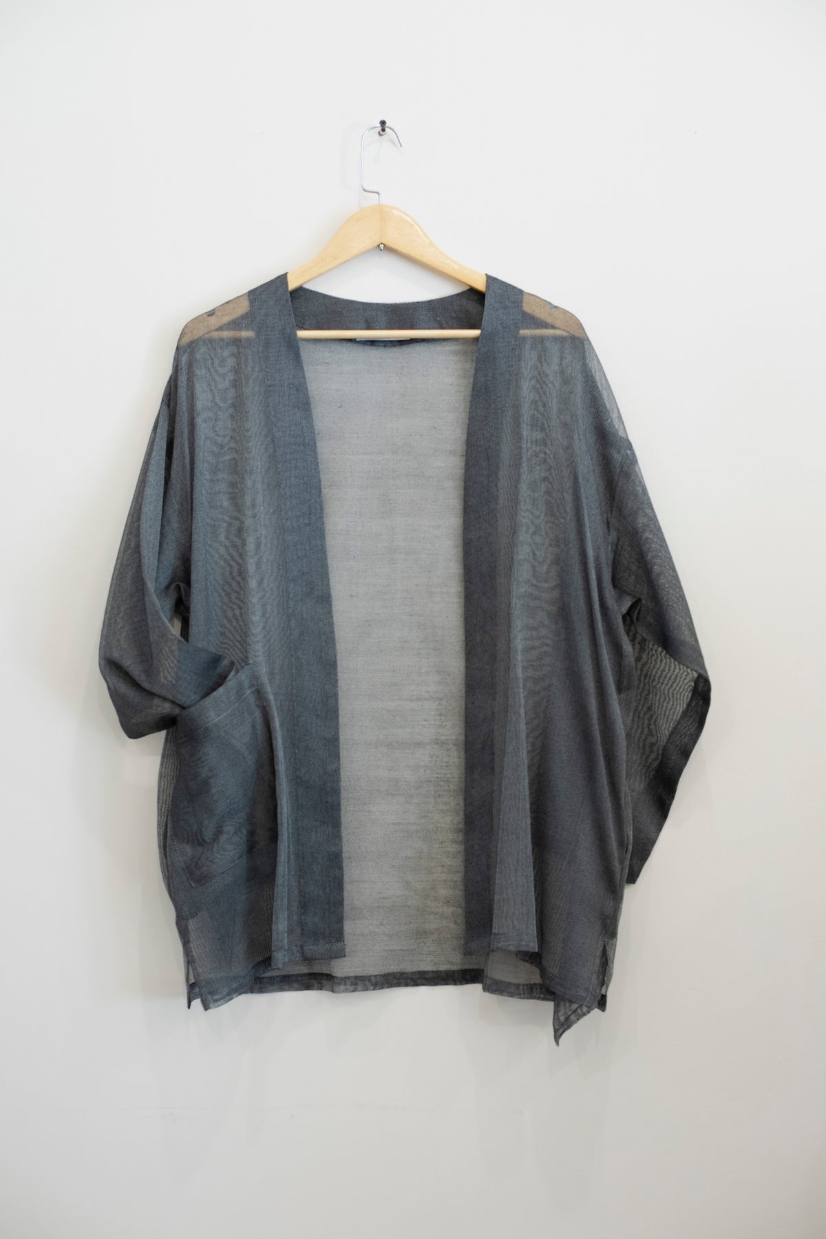 Kanzashi Sheer Jacket in Grey