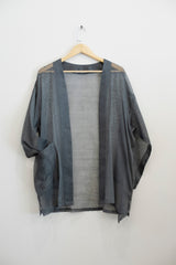 Kanzashi Sheer Jacket in Grey