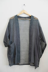 Kanzashi Sheer Jacket in Grey