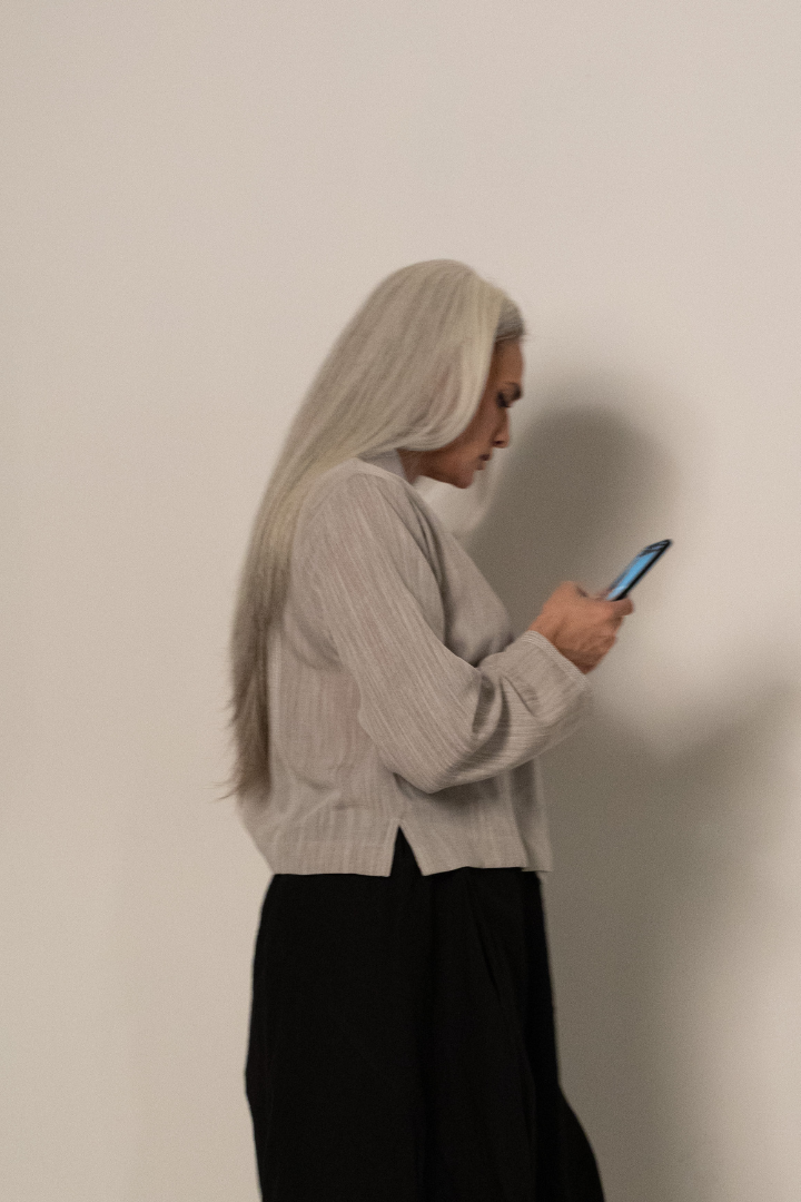 Suzuran Kimono style shirt in a fine linen weave