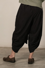 Ichirinso balloon pants in charcoal stonewash