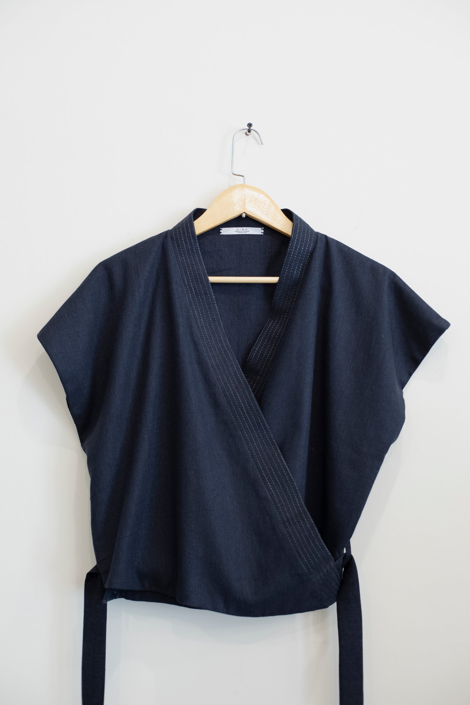 Yomogi Shirt in Indigo Linen / Unisex