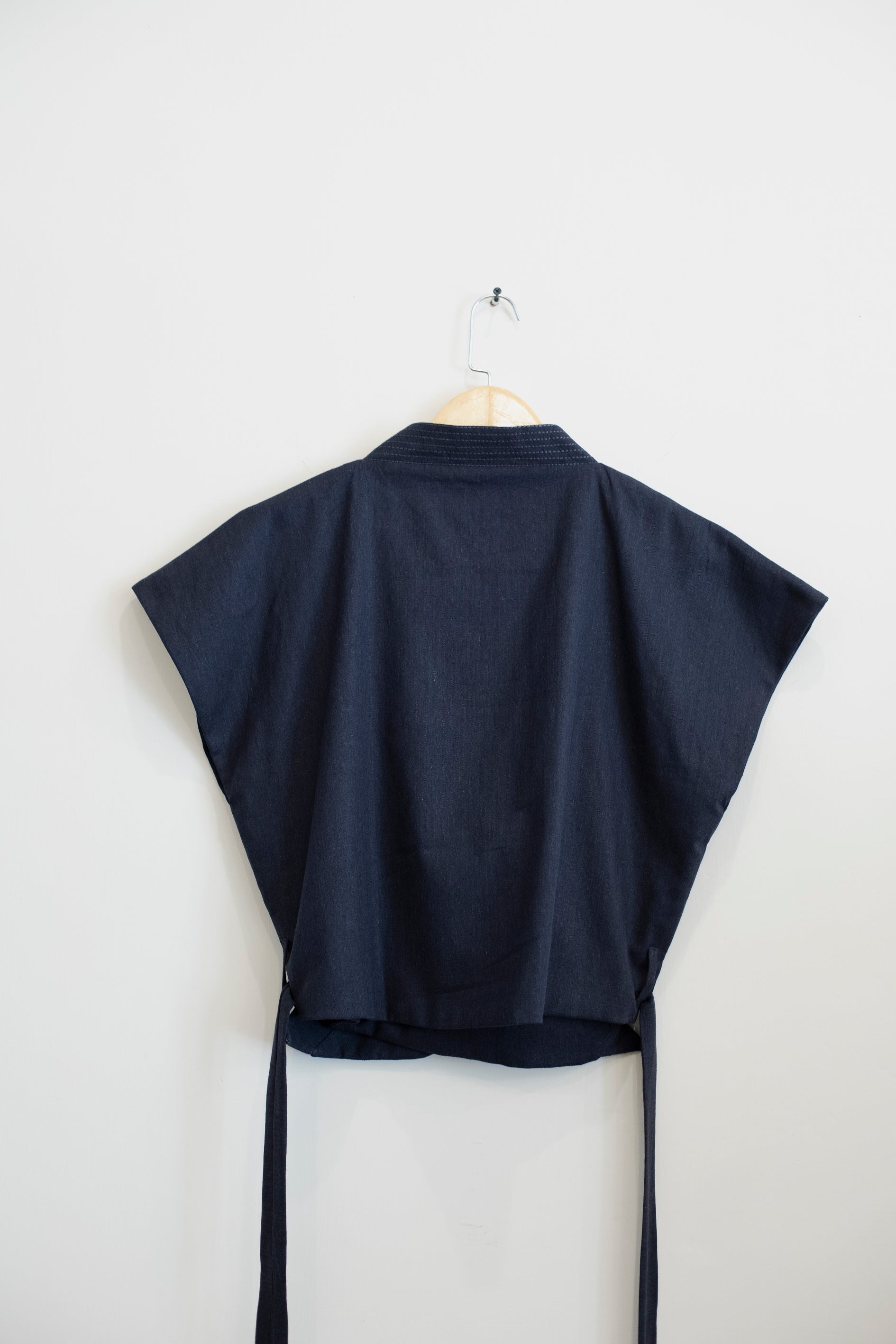 Yomogi Shirt in Indigo Linen / Unisex