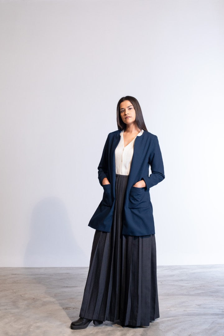 Fuji Vest In Crepe / Unisex
