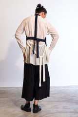 Karasu Vest In Fine Wool / Unisex