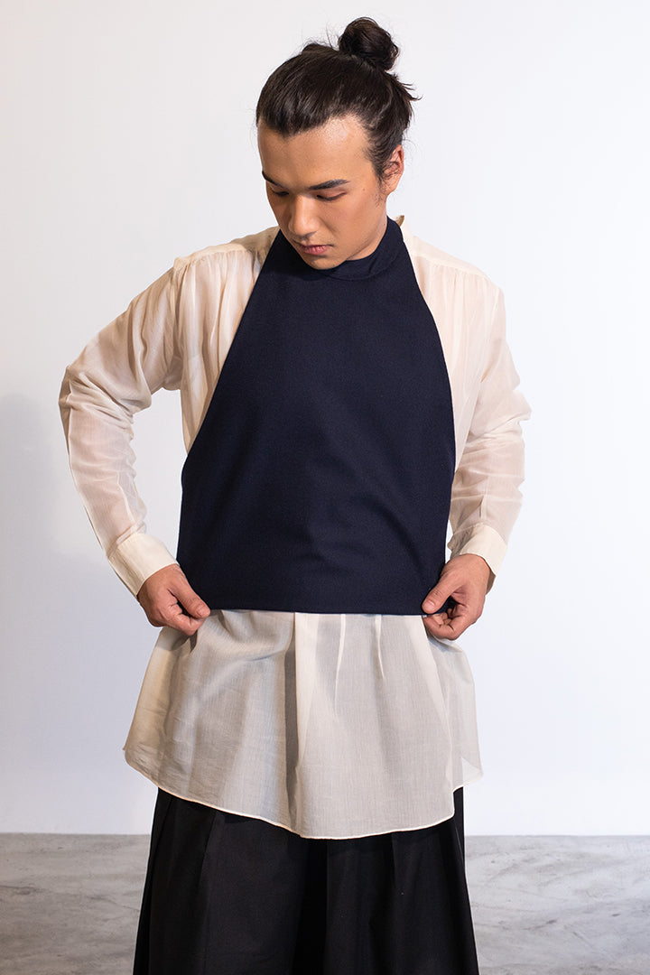 Karasu Vest In Tropical (Blue) / Unisex