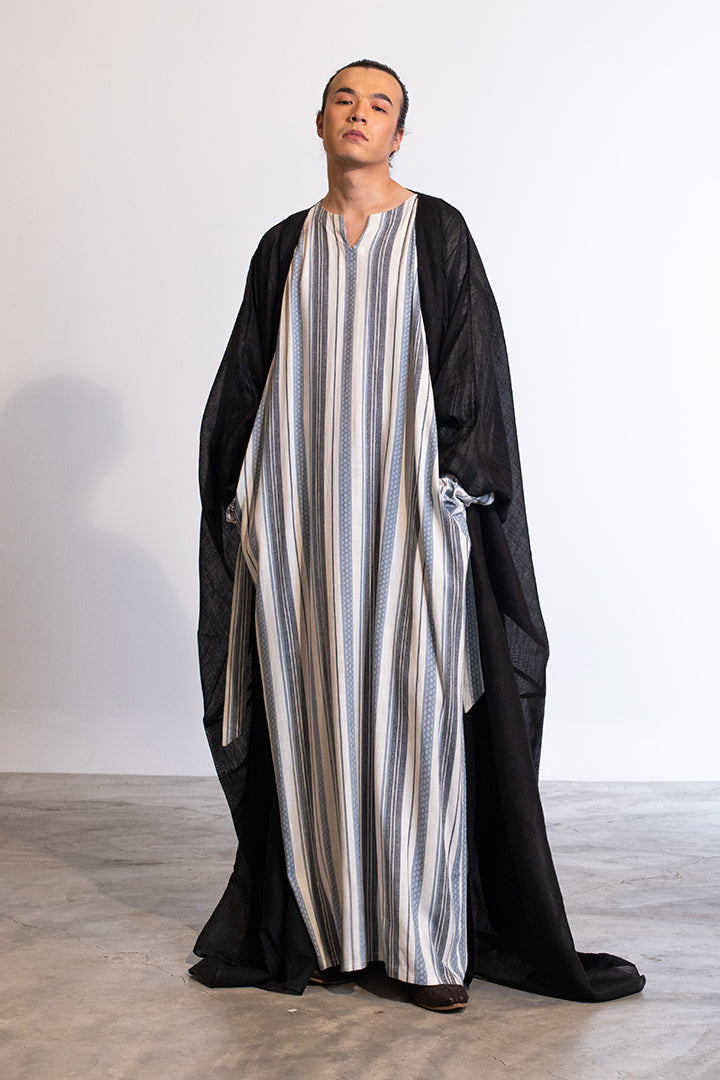 Hananohi Robe In Cotton Net / Unisex