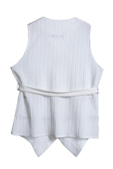 Fuji Vest In Crepe / Unisex