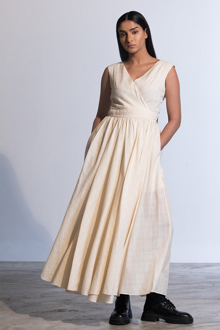 Hime Long Dress In Fine Cotton