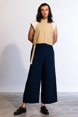Karasu Vest In Tropical (Blue) / Unisex