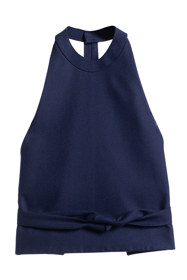 Karasu Vest In Fine Wool / Unisex