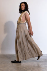 Shidare Half Wrap In Beige Tropical / Unisex