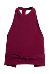 Karasu Vest In Tropical (Dark Pink) / Unisex
