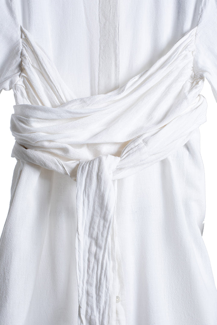 Kiku Long Shirt In Linen