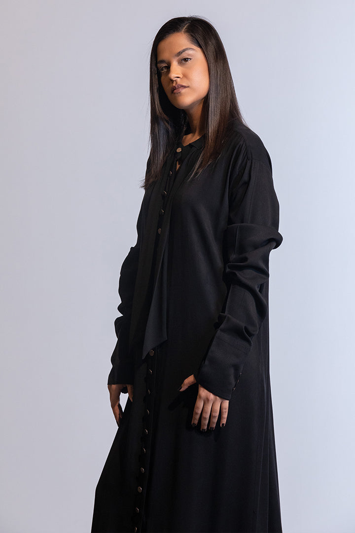 Kuzu Long Dress in Soft Linen