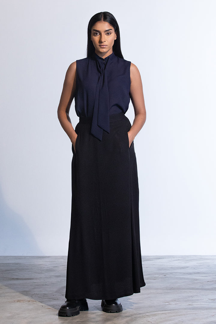 Kuchinashi Skirt In Georgette